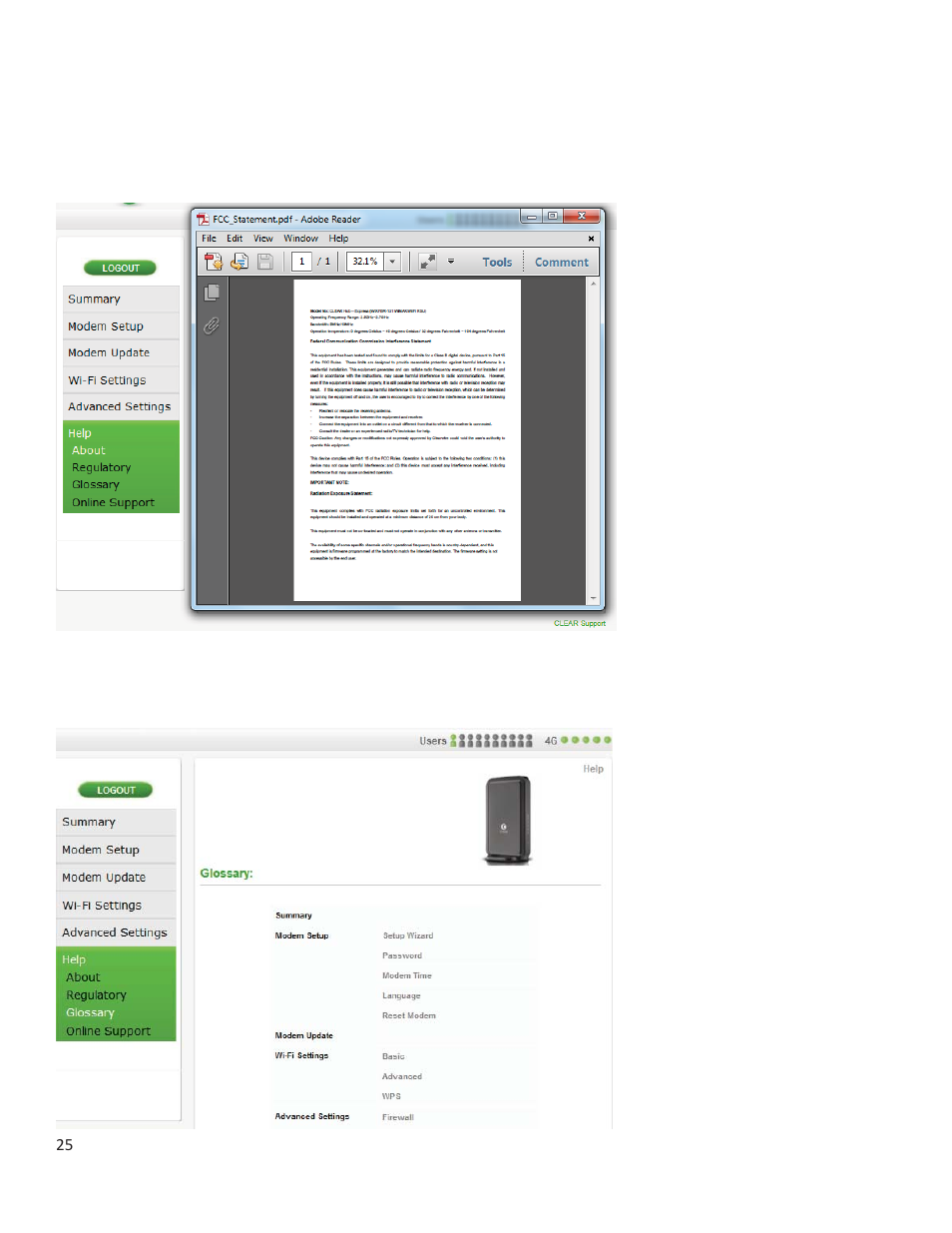 Manage your clear hub express (continued) | CLEAR Hub Express Users Guide User Manual | Page 26 / 31