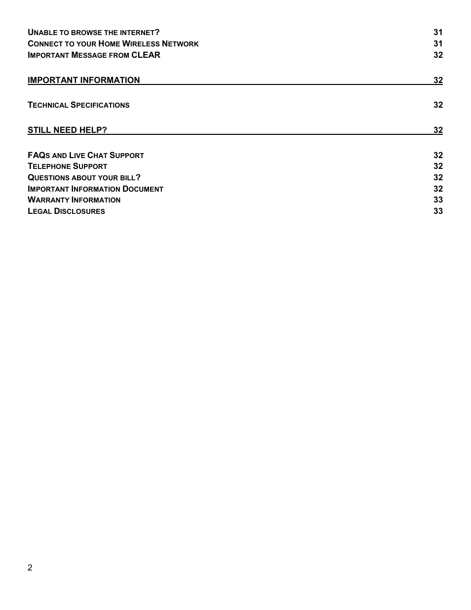 CLEAR Modem M Series User Guide User Manual | Page 3 / 34