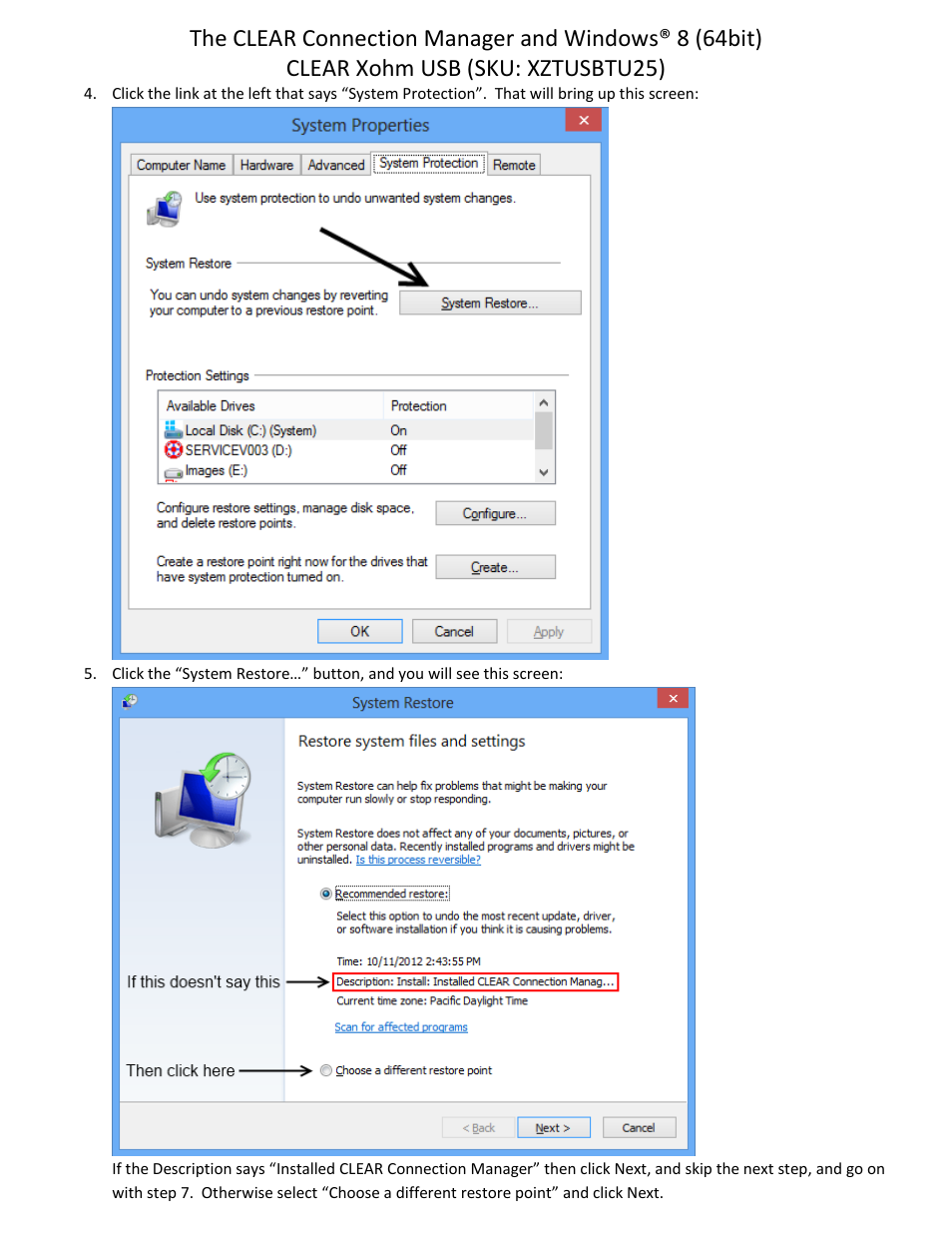 CLEAR Xohm USB User Manual | Page 4 / 6