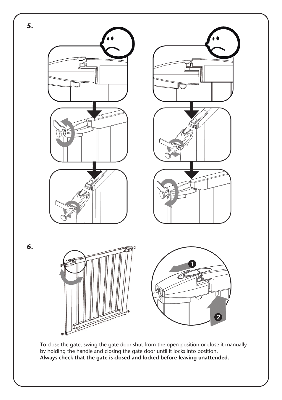 Clippasafe 132 Extendable Swing Shut Gate User Manual | Page 4 / 8