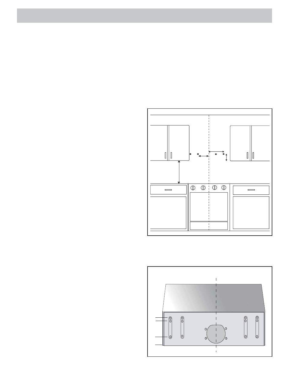 Installation, Mount the hood, Install transition | Bosch DAH95 User Manual | Page 4 / 6