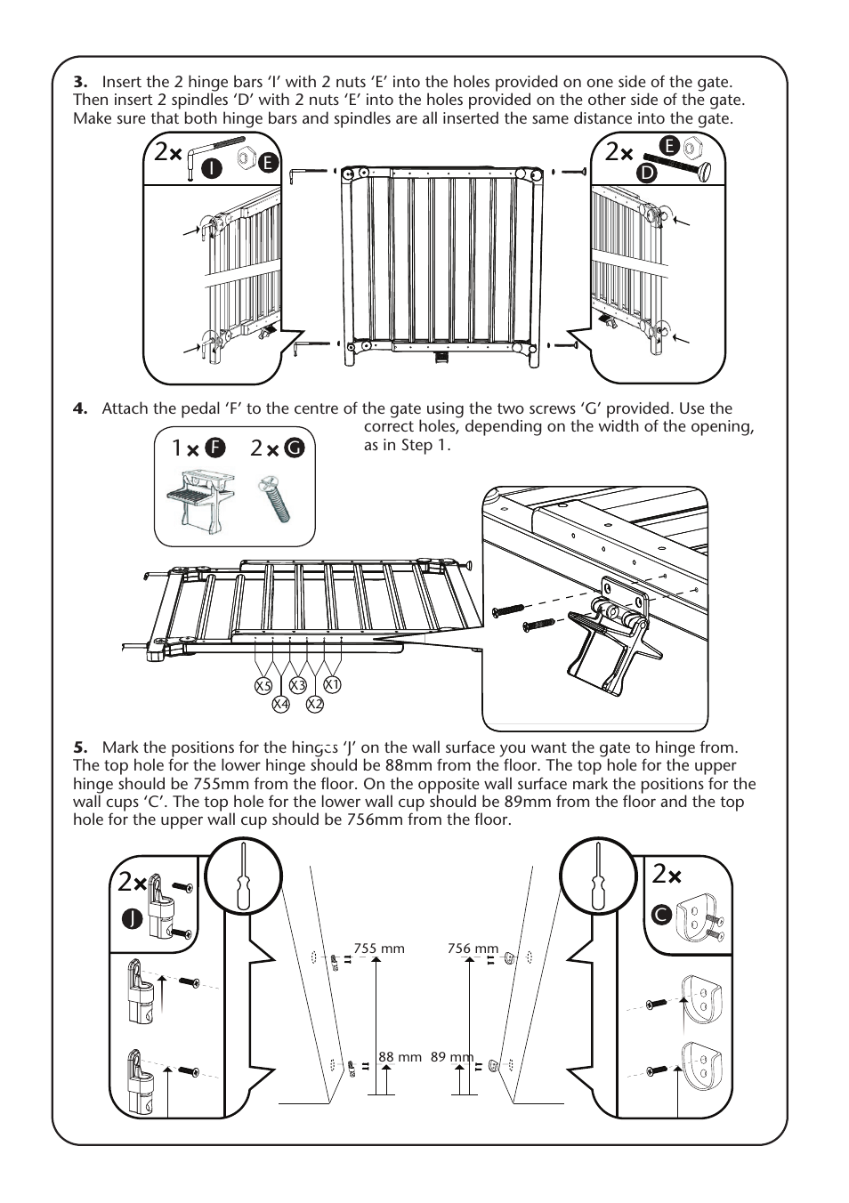 Clippasafe 118/1 Extendable, Dual Fix Push to Lock Gate User Manual | Page 9 / 12