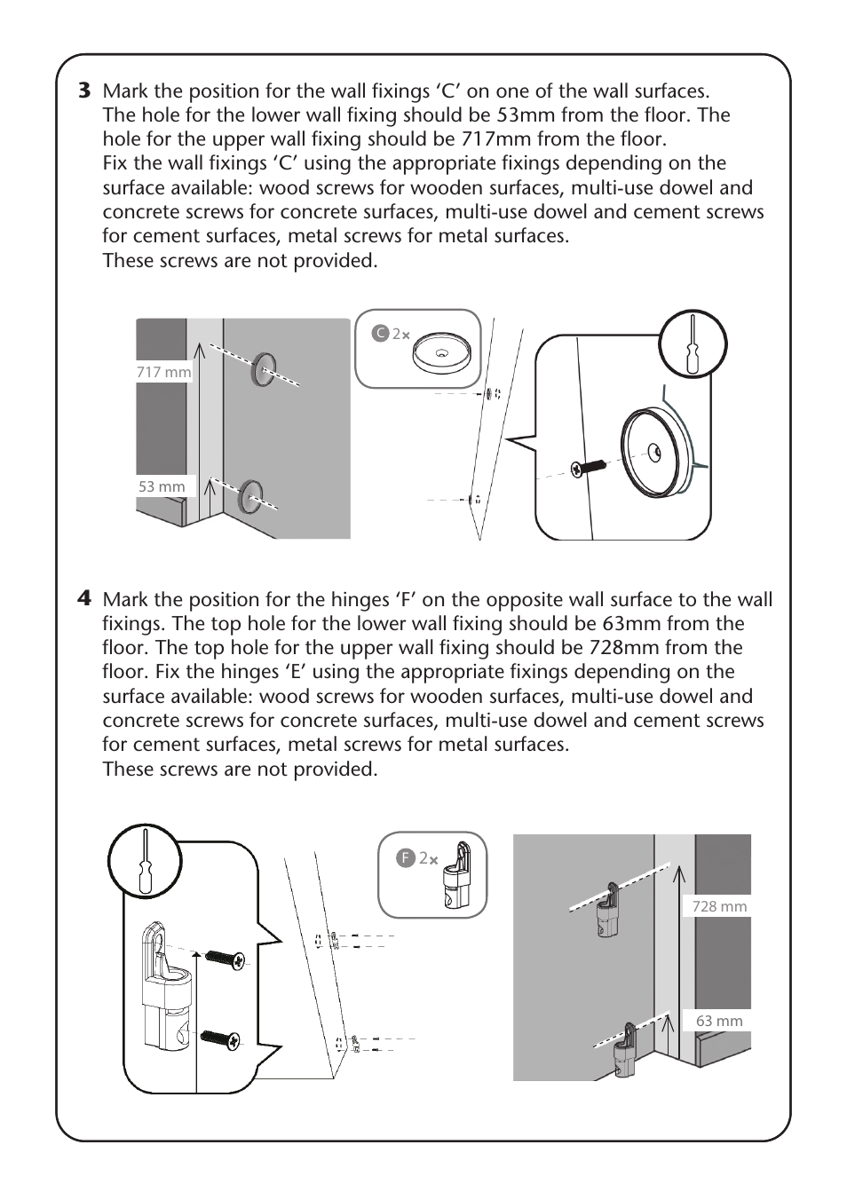 Clippasafe 114 Deluxe Extendable, Dual Fix, No-Trip Gate User Manual | Page 8 / 12