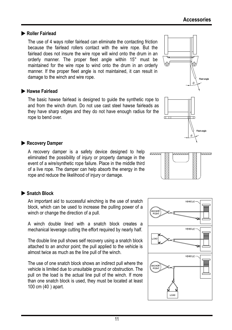 Accessories | COMEUP Automotive Winch (Ver:00) User Manual | Page 12 / 22