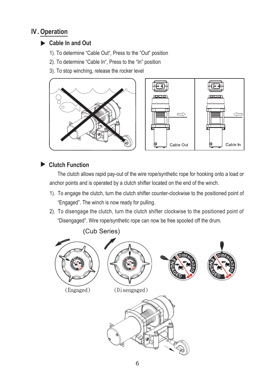 COMEUP ATV/UTV Winch (Ver:04) User Manual | Page 8 / 12