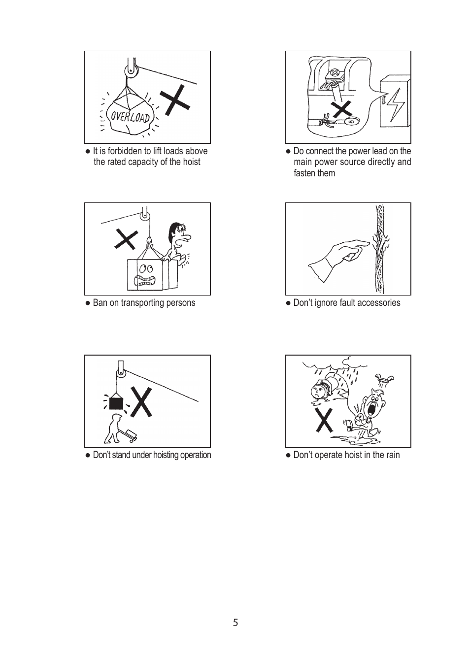 COMEUP DHC Hoist (Ver:03) User Manual | Page 7 / 16