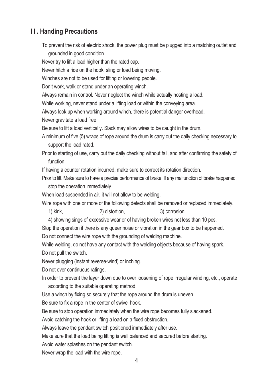 COMEUP Compact Winch (Ver:00) User Manual | Page 6 / 20