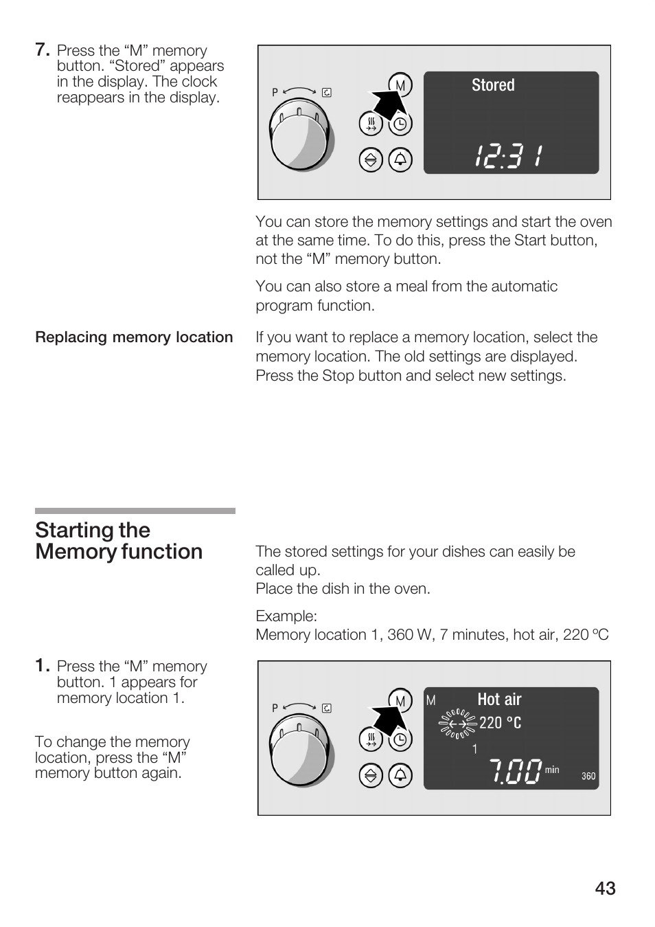 Bosch HBC86K7.0 User Manual | Page 43 / 84