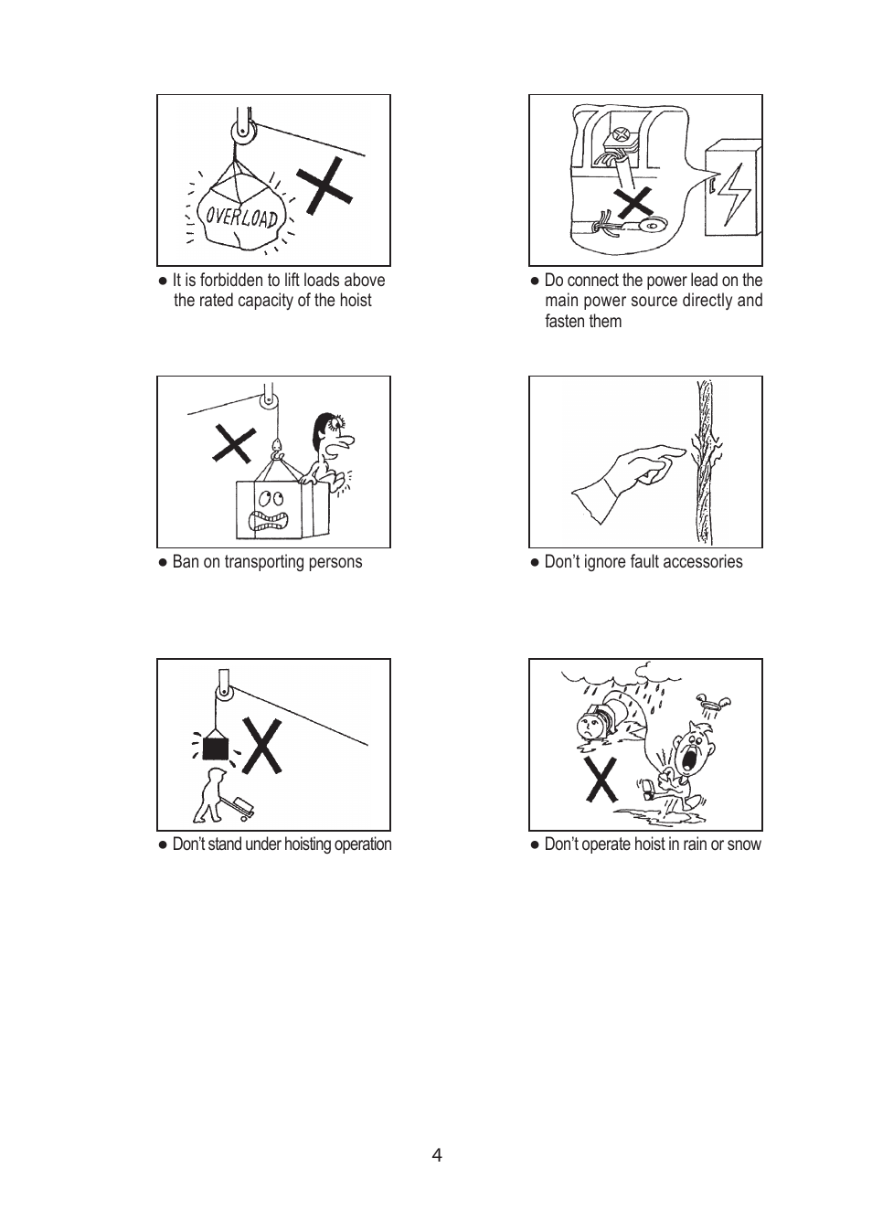 COMEUP Heavy Duty DC Hoist (Ver:01) User Manual | Page 6 / 16