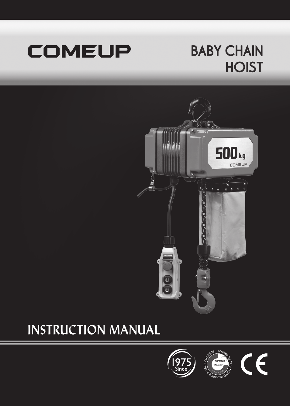COMEUP Chain Hoist (Ver:02) User Manual | 16 pages