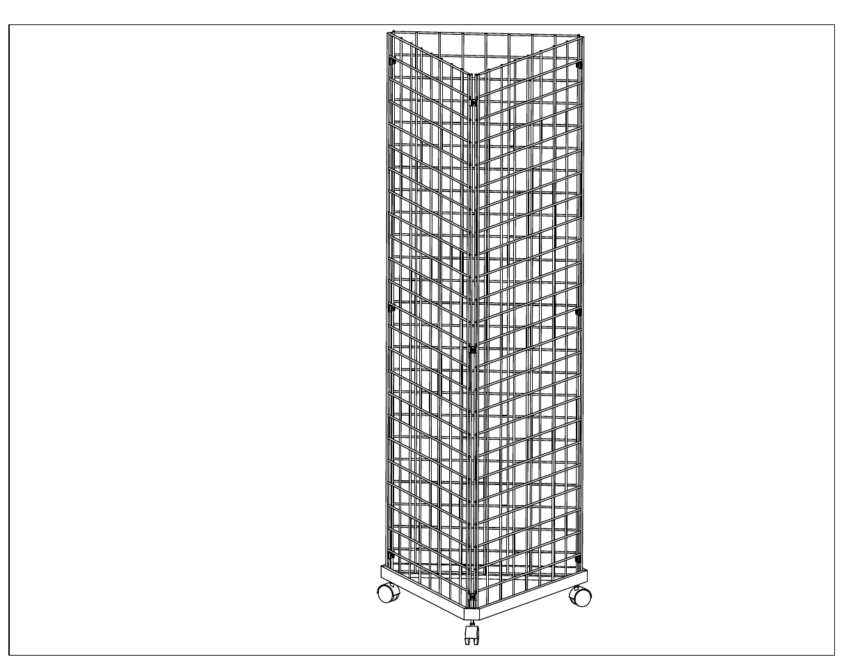 Comfort Company 05301 Display Rack Assembly Instructions User Manual | 5 pages