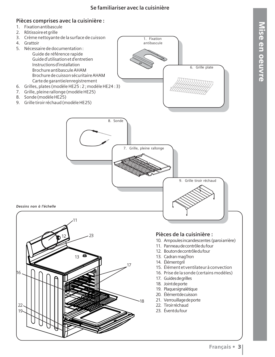 Mise en oeuvre aide | Siemens HE2415C User Manual | Page 43 / 110