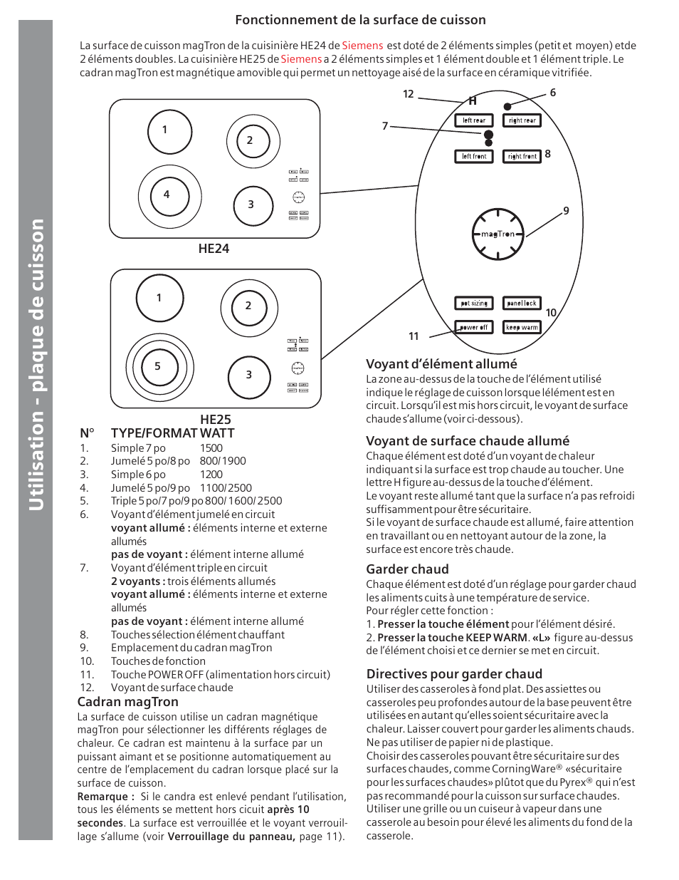 Siemens HE2415C User Manual | Page 50 / 110