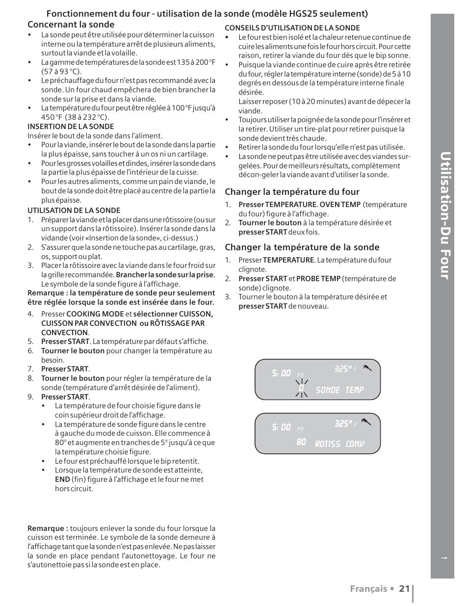 Mise en oeuvre aide, Utilisation-du four | Siemens HE2415C User Manual | Page 61 / 110