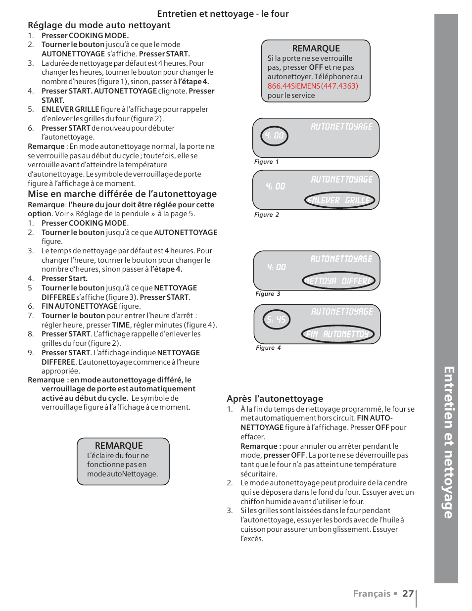 Mise en oeuvre aide | Siemens HE2415C User Manual | Page 67 / 110