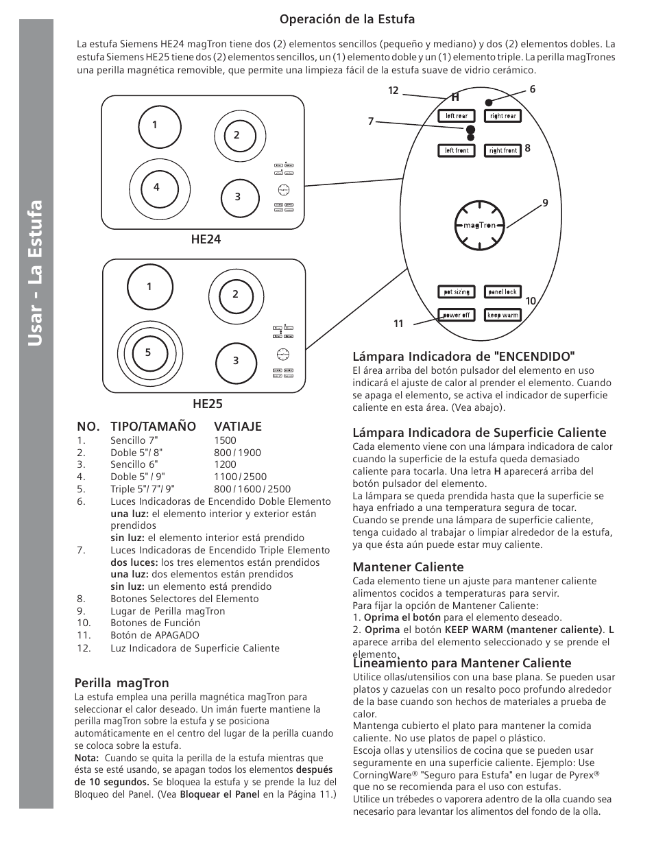 Siemens HE2415C User Manual | Page 86 / 110