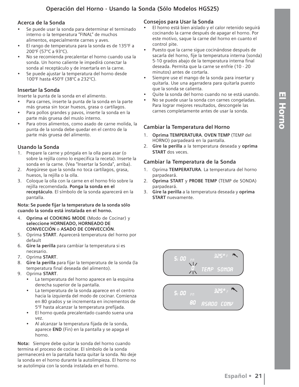 El horno | Siemens HE2415C User Manual | Page 97 / 110