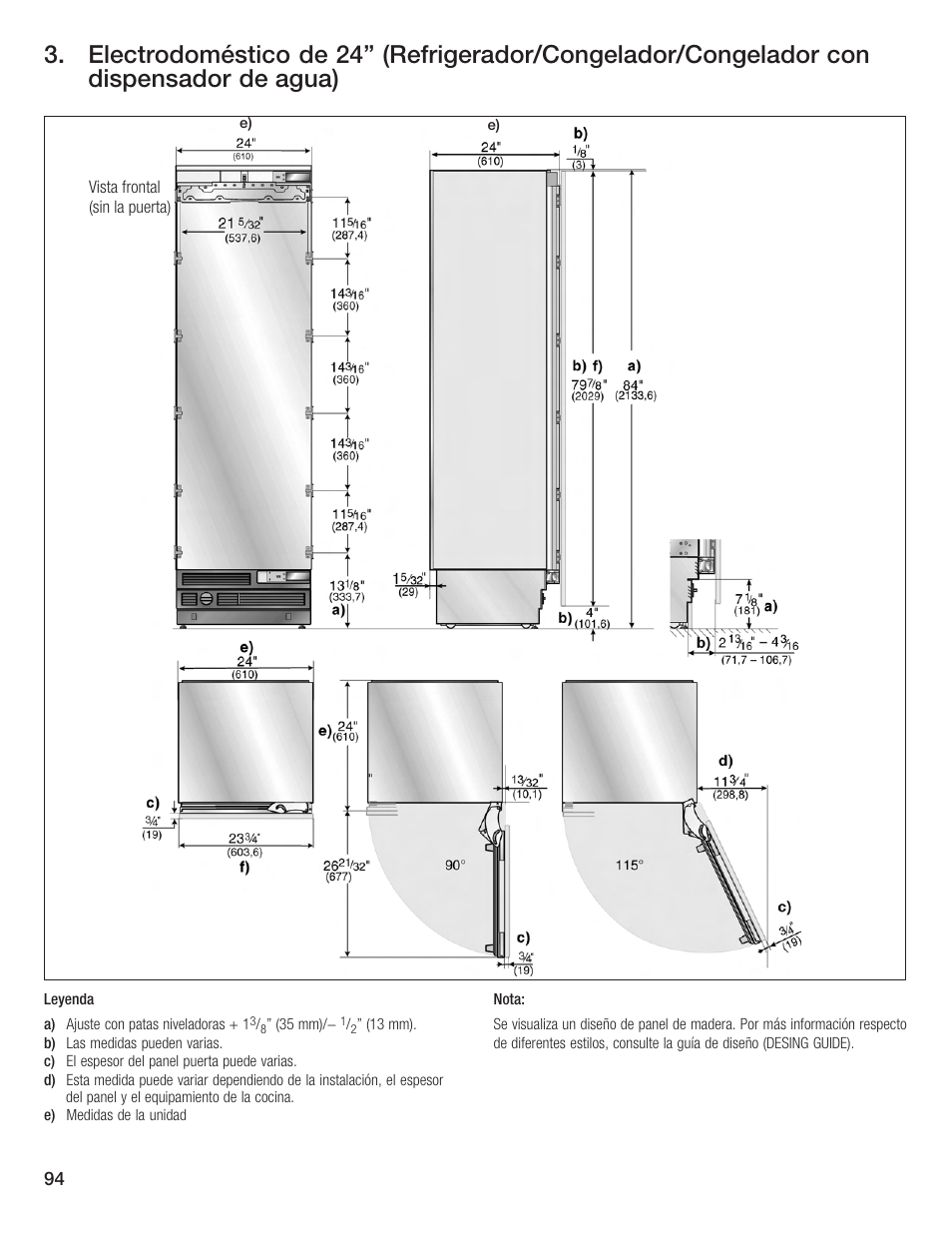 Bosch Single Door User Manual | Page 94 / 124