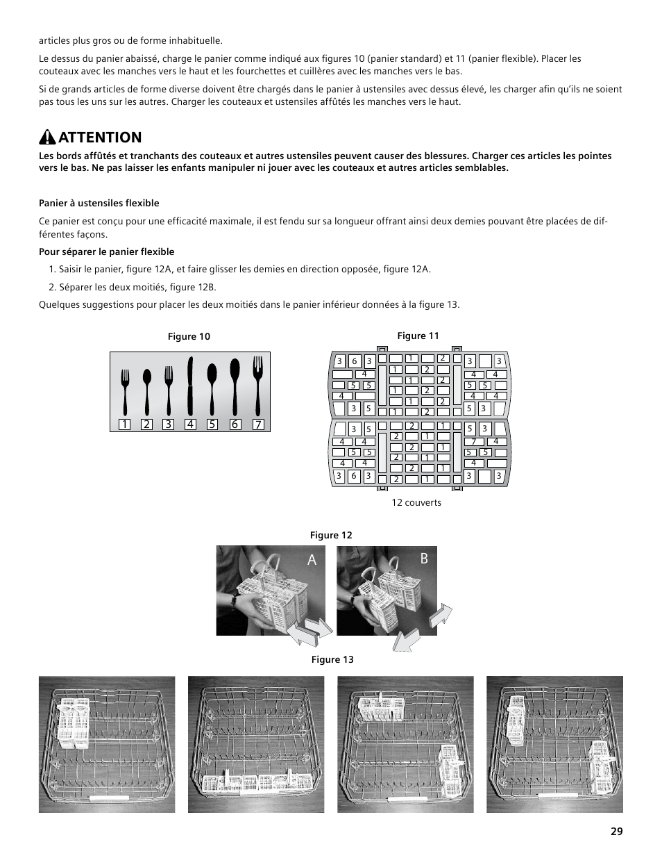 Attention | Bosch SGV45E03UC User Manual | Page 29 / 64