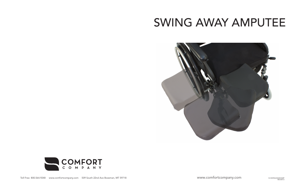 Comfort Company Swing-Away Amp User Manual | 2 pages