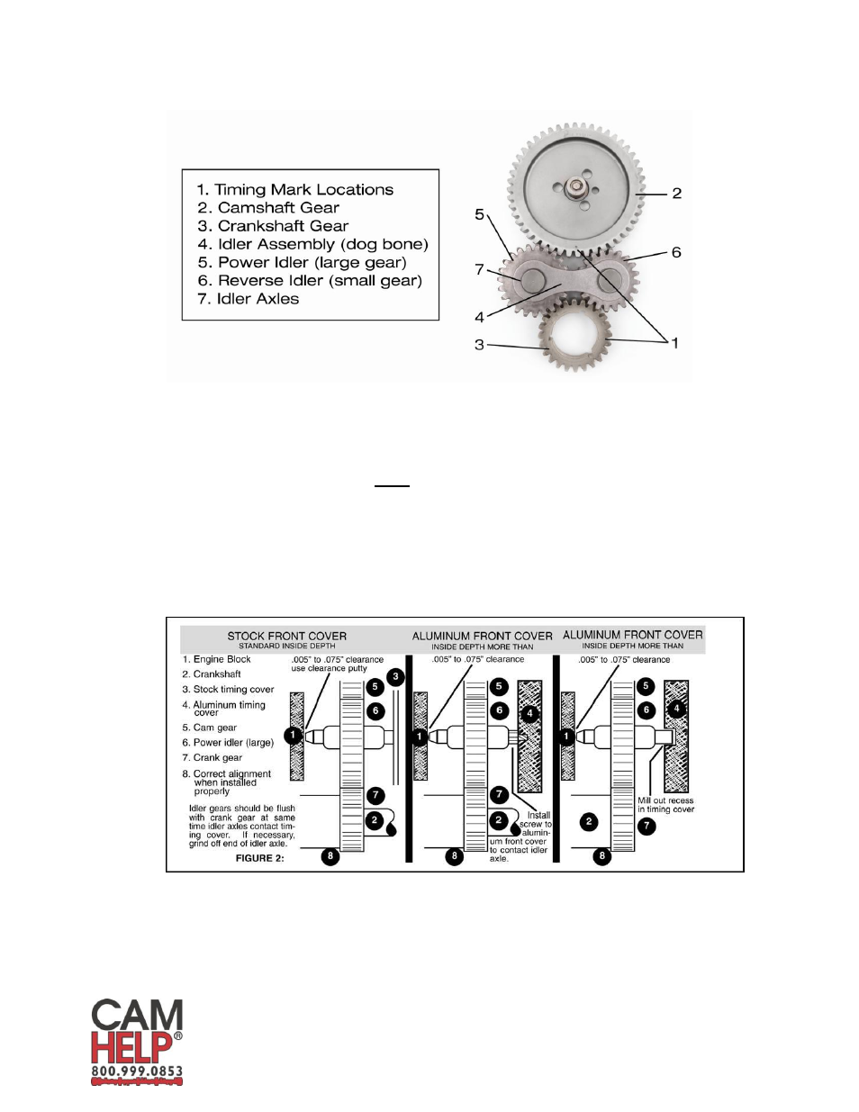 COMP Cams 4110 Gear Drive System Part User Manual | Page 2 / 3