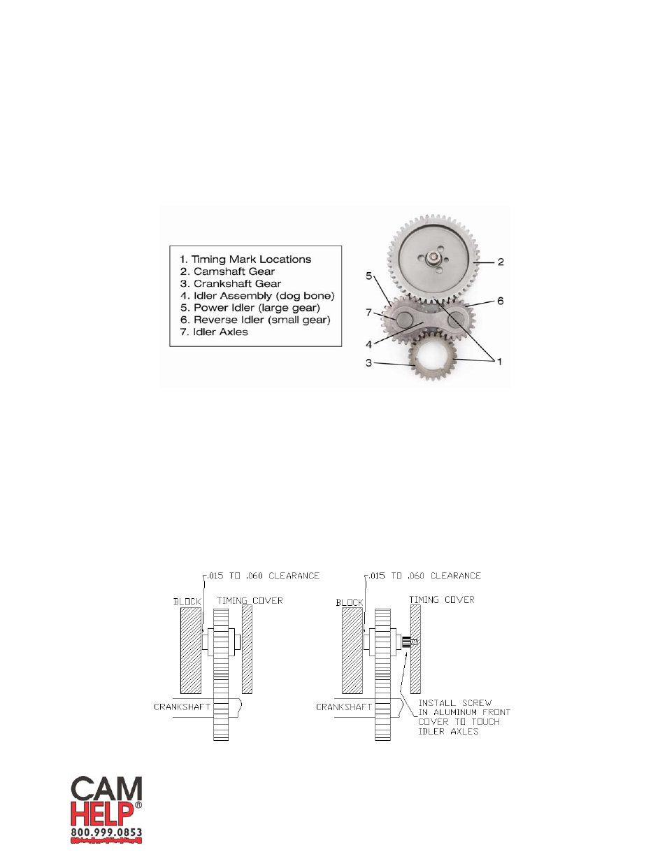 COMP Cams 4120 Gear Drive System User Manual | Page 2 / 3