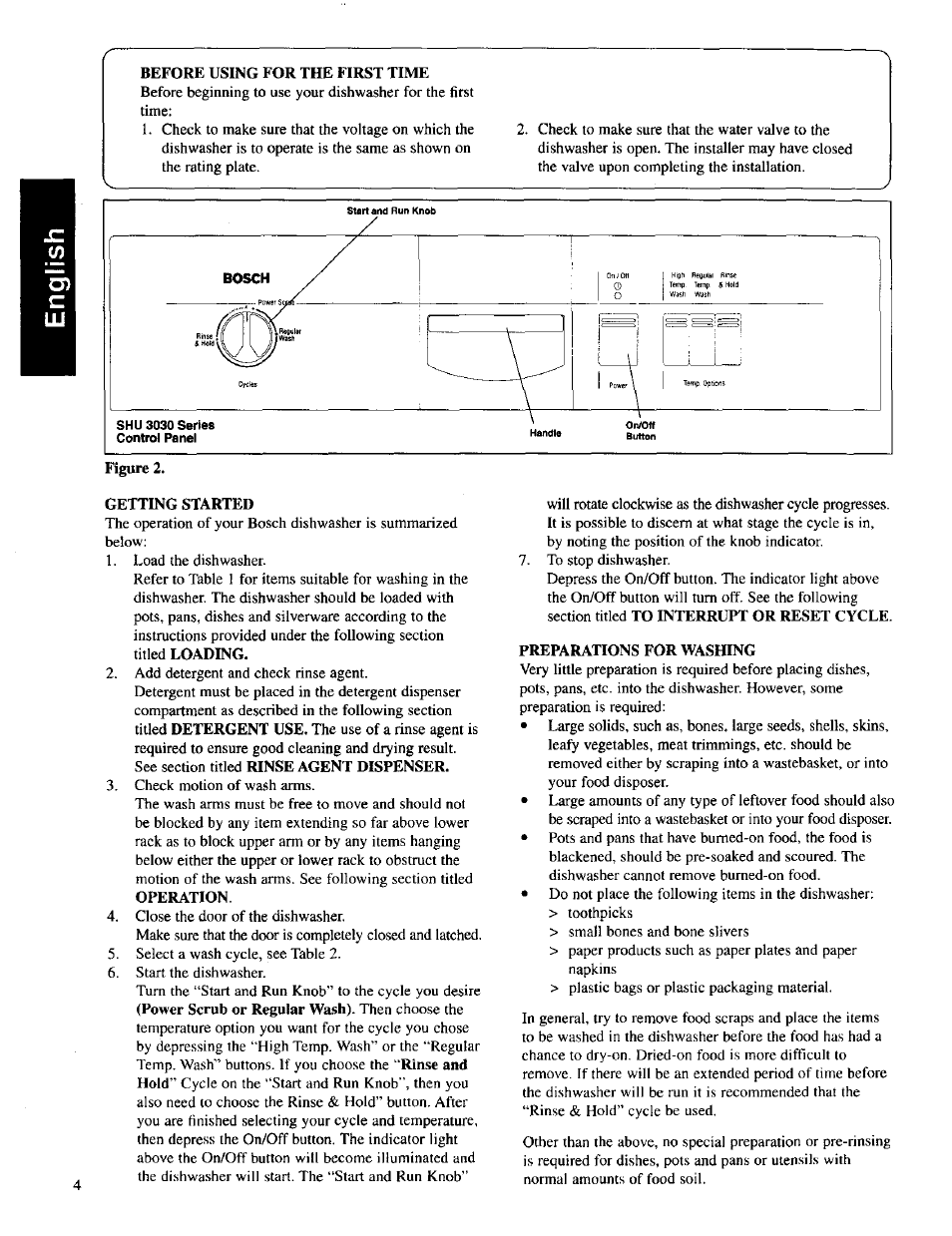 Bosch SHU 3030 User Manual | Page 4 / 16