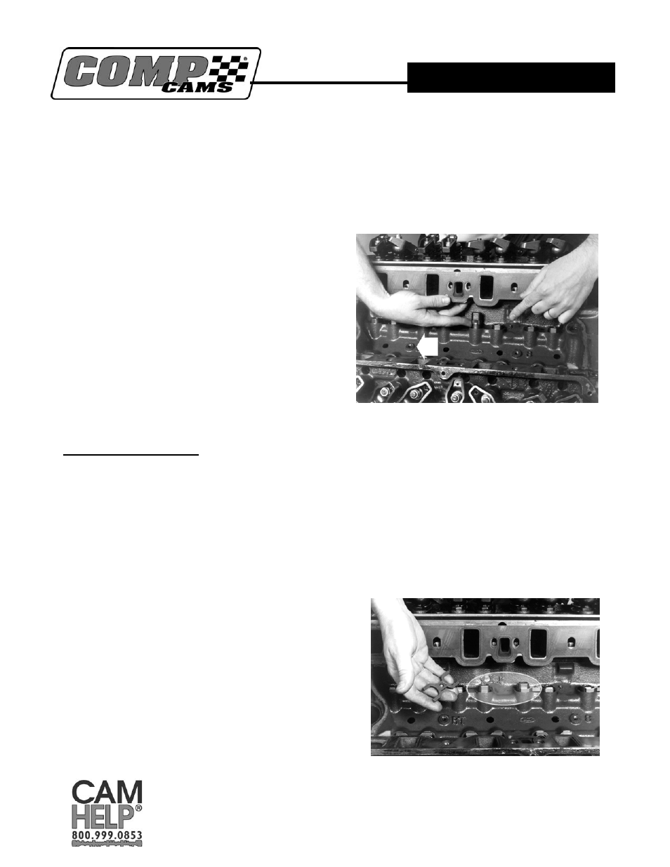 COMP Cams 35-1001 Ford 302 HO Hydraulic Roller Lifter Kit User Manual | 3 pages