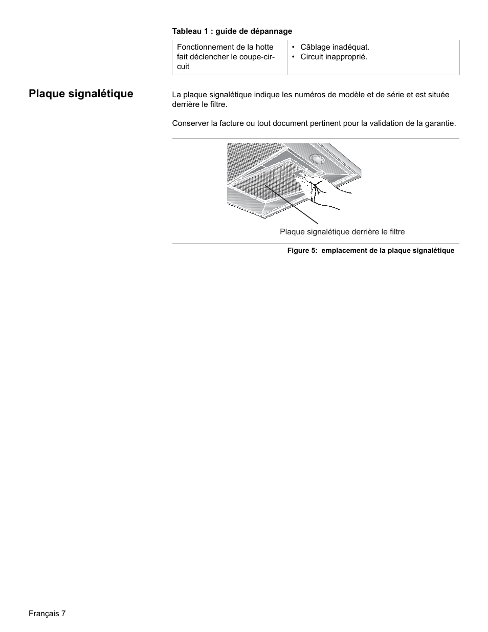 Plaque signalétique | Bosch DKE94 User Manual | Page 19 / 32