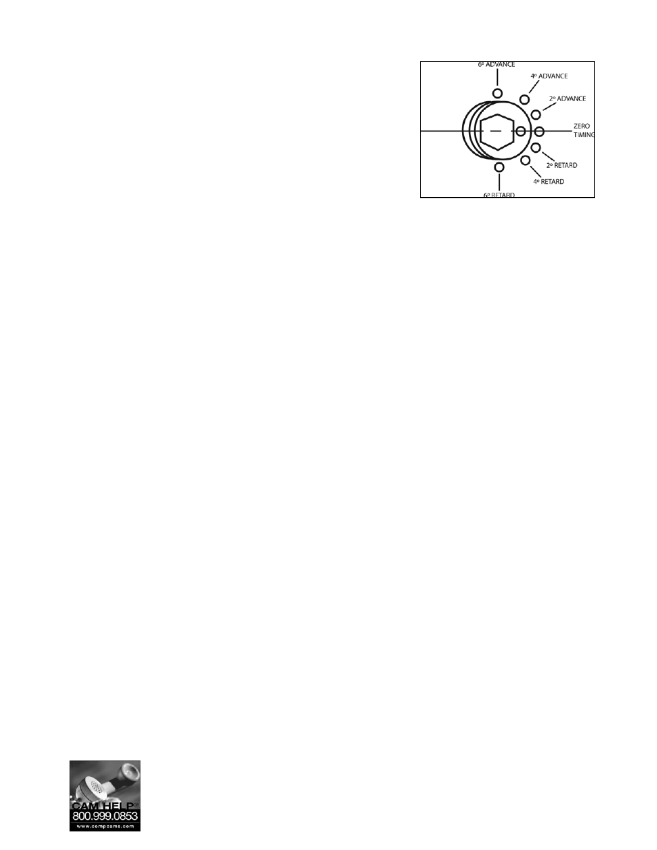 COMP Cams 3125KT Bolt Adjustable Timing Set User Manual | Page 2 / 2