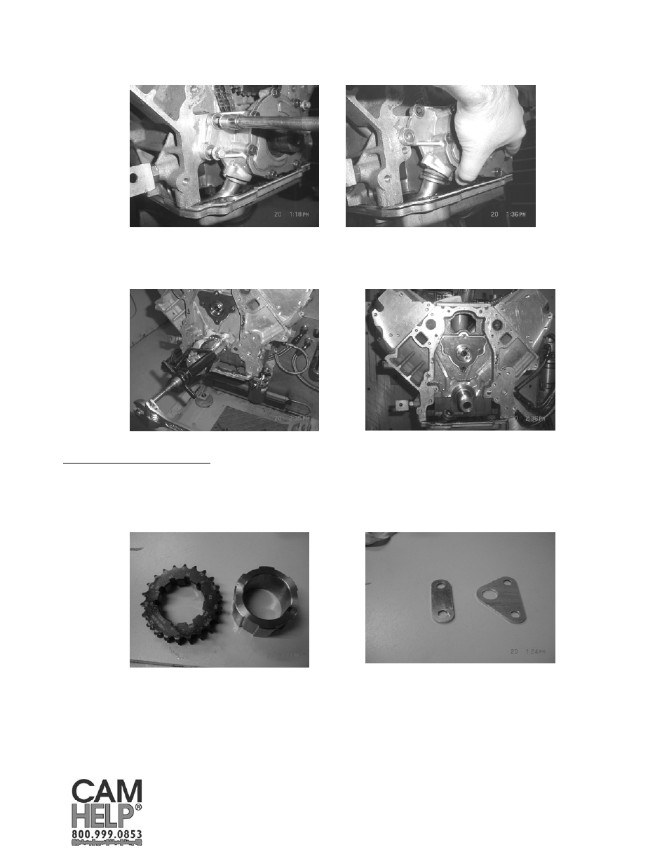 COMP Cams 7153-5 Stock Timing Chain Removal User Manual | Page 2 / 4