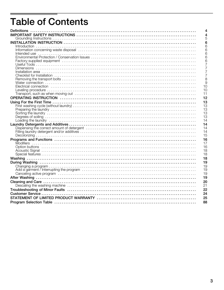 Bosch Nexxt 500 Plus Series User Manual | Page 3 / 88