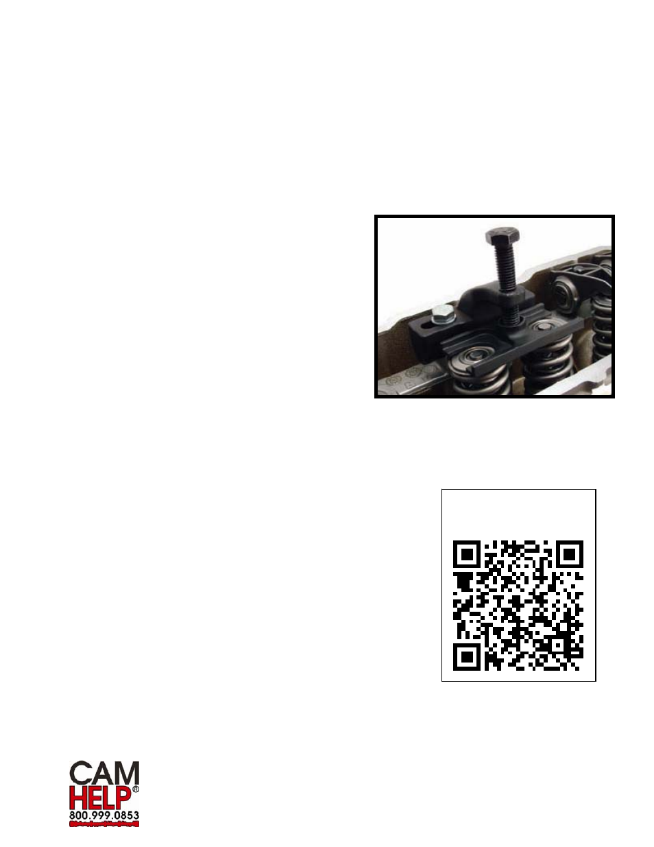 COMP Cams 5462 GM LS Engine Valve Spring Removal Tool User Manual | Page 2 / 3