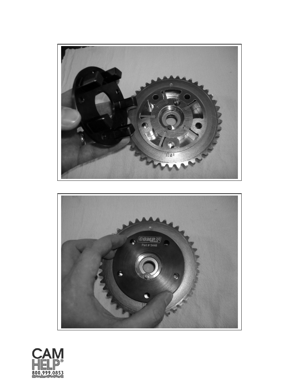 COMP Cams 5449 Ford 3 Valve Cam Phaser Limiter Kit User Manual | Page 10 / 14