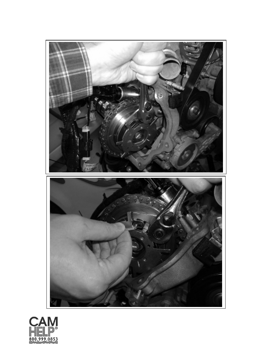 COMP Cams 5449 Ford 3 Valve Cam Phaser Limiter Kit User Manual | Page 6 / 14