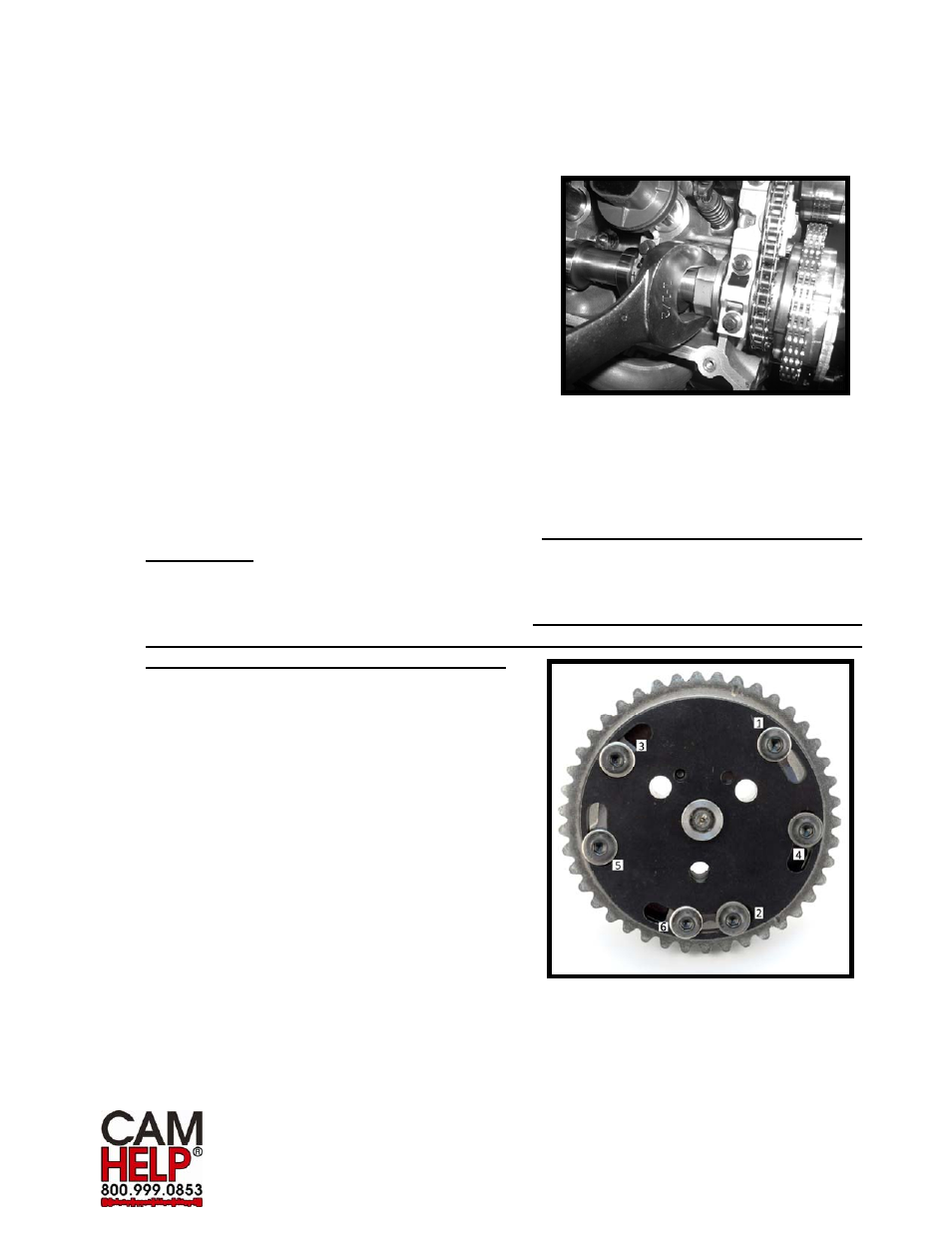COMP Cams 5492 Camshaft Phaser Locking Plates For 2011 Ford 5.0L Modular V8 User Manual | Page 4 / 5