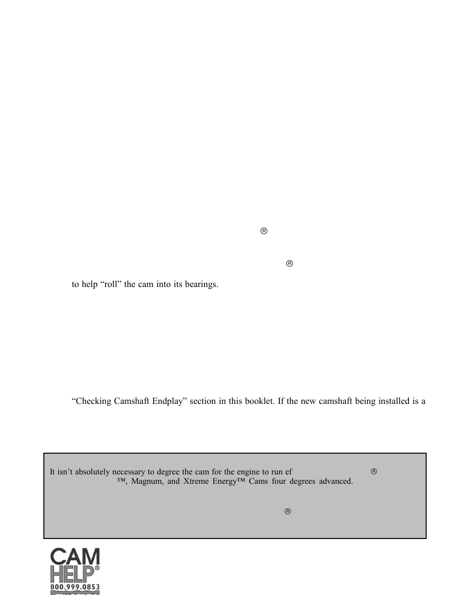 COMP Cams Camshaft Installation and Degreeing Procedure User Manual | Page 2 / 12