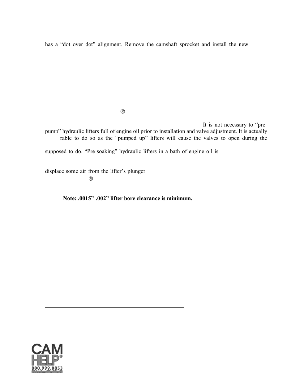 COMP Cams Camshaft Installation and Degreeing Procedure User Manual | Page 3 / 12