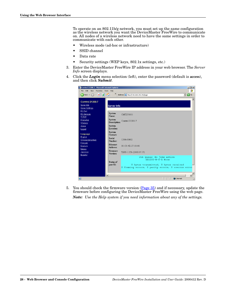 Comtrol FreeWire User Manual | Page 28 / 54