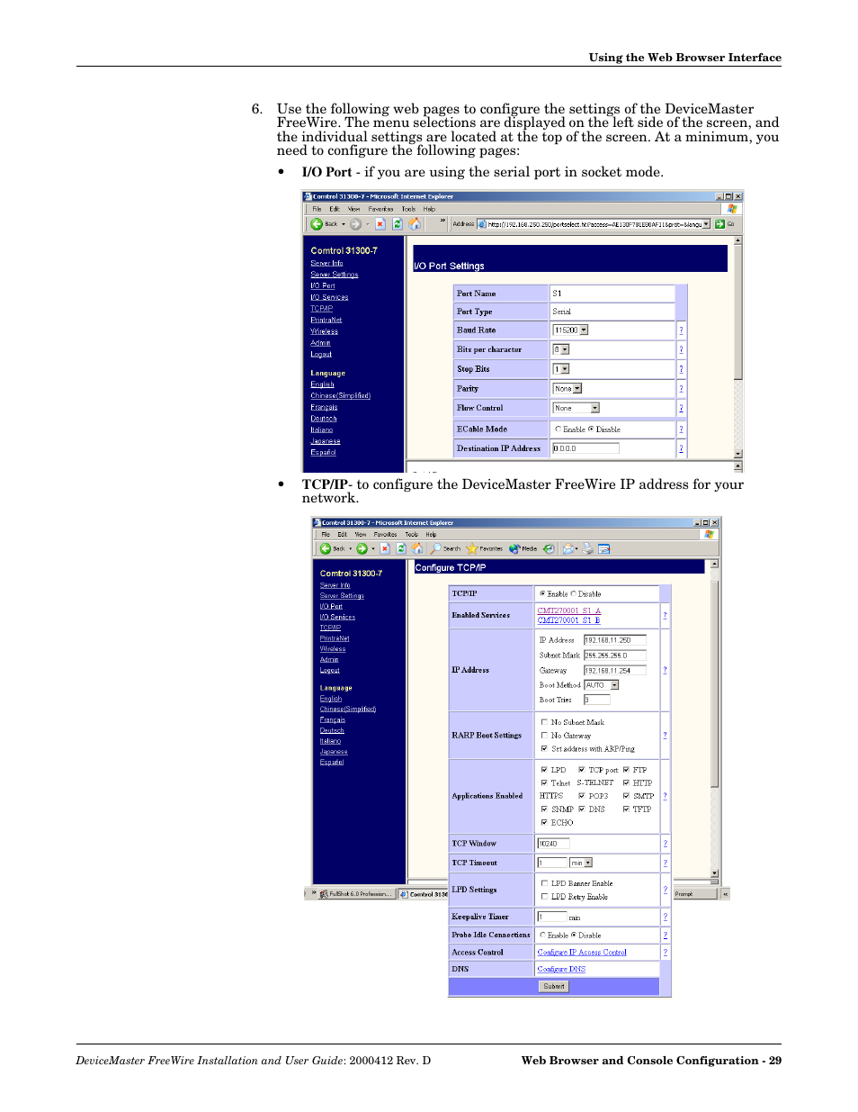 Comtrol FreeWire User Manual | Page 29 / 54