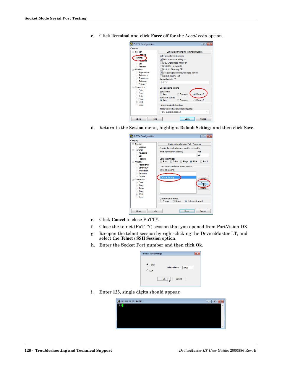 Comtrol DeviceMaster LT User Manual | Page 128 / 136