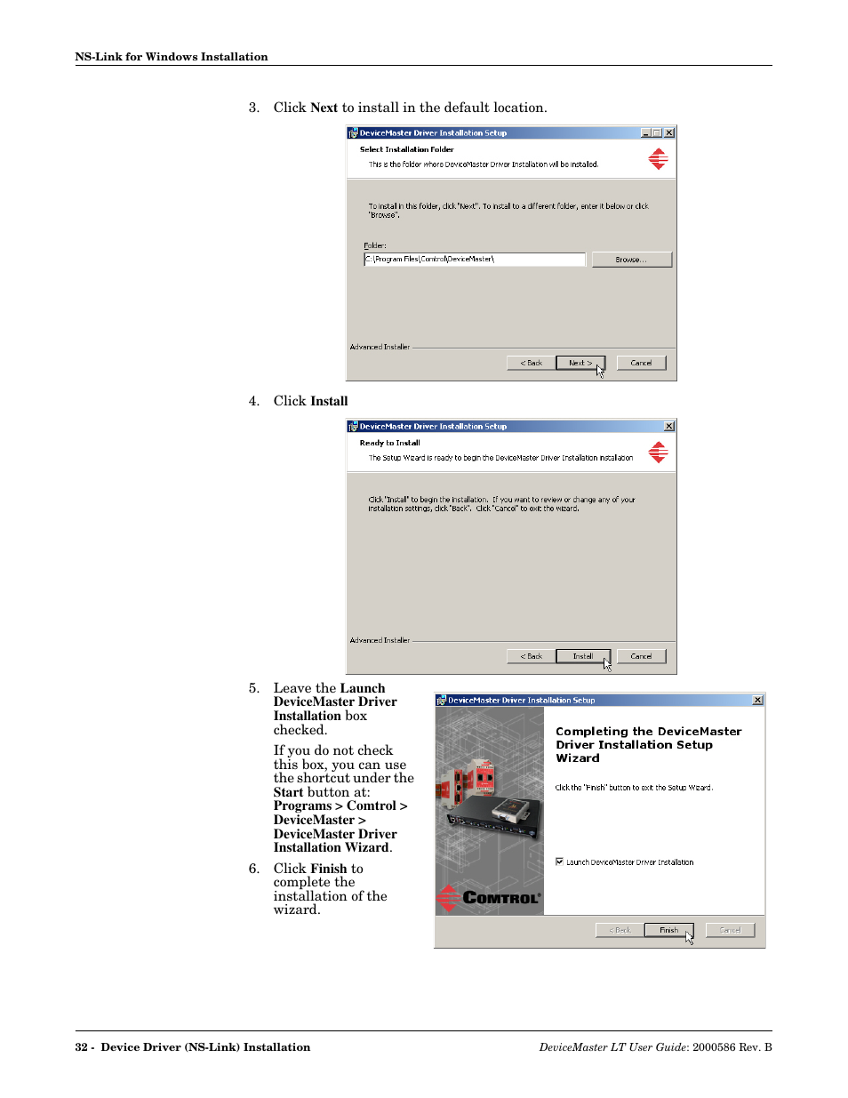 Comtrol DeviceMaster LT User Manual | Page 32 / 136