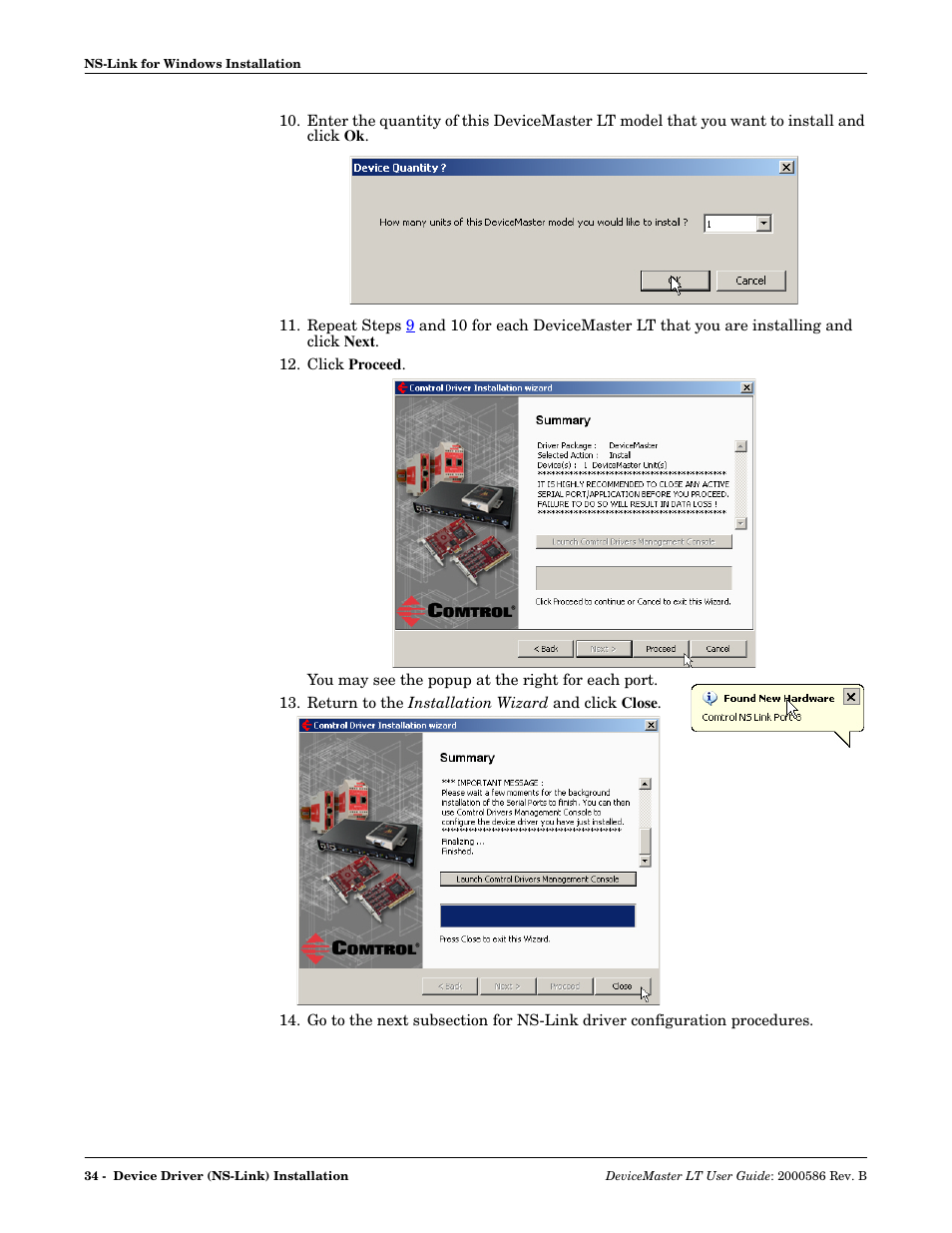 Comtrol DeviceMaster LT User Manual | Page 34 / 136