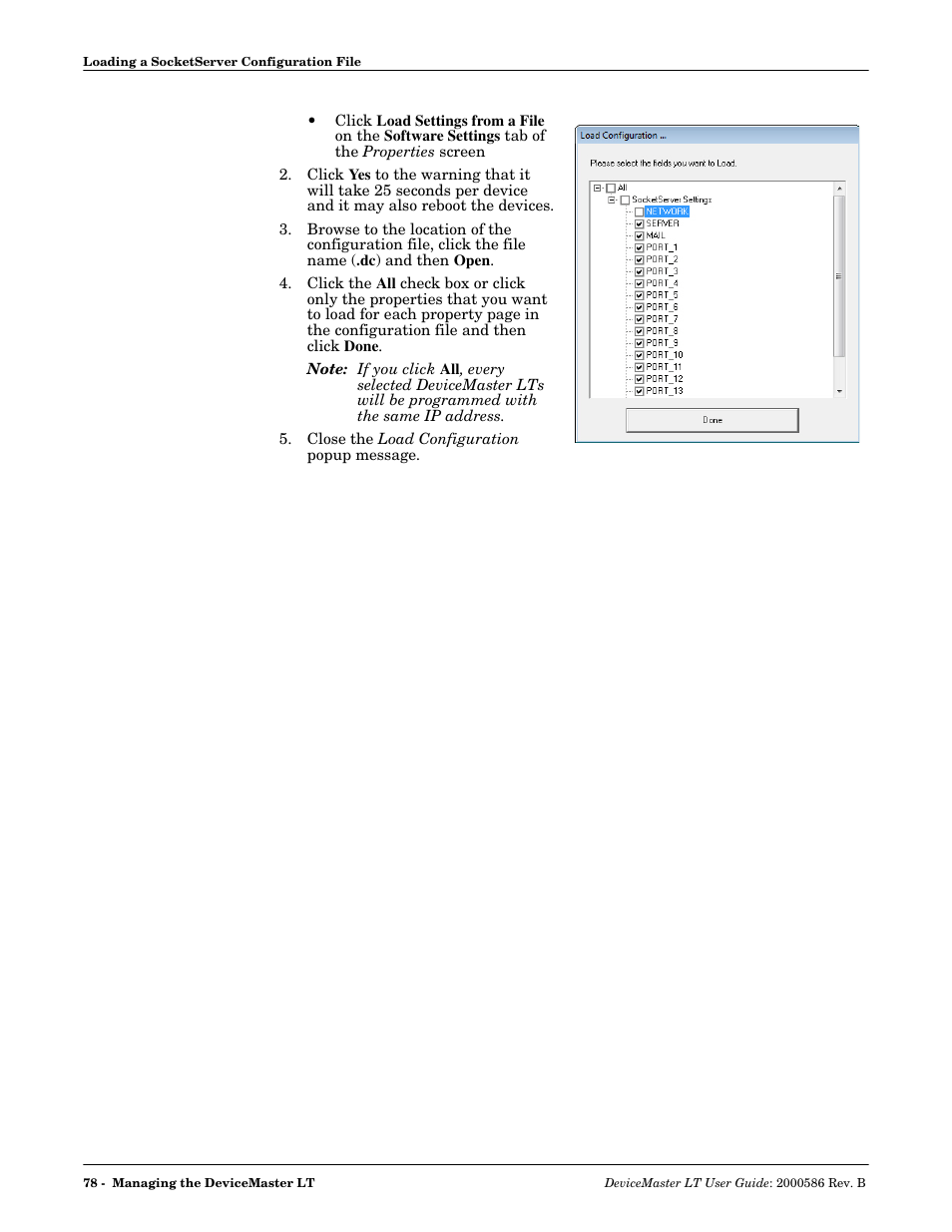 Comtrol DeviceMaster LT User Manual | Page 78 / 136