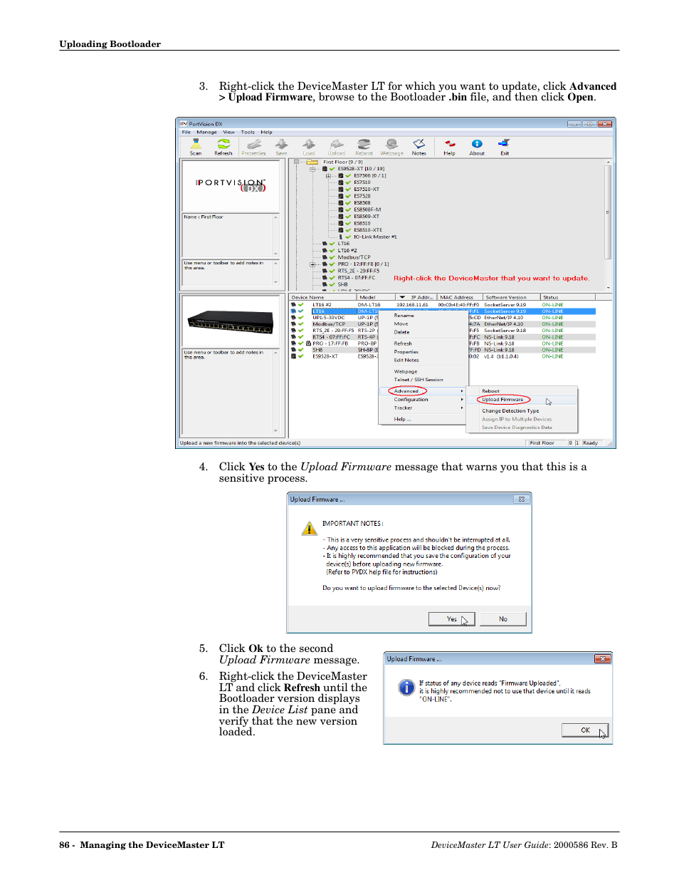 Comtrol DeviceMaster LT User Manual | Page 86 / 136