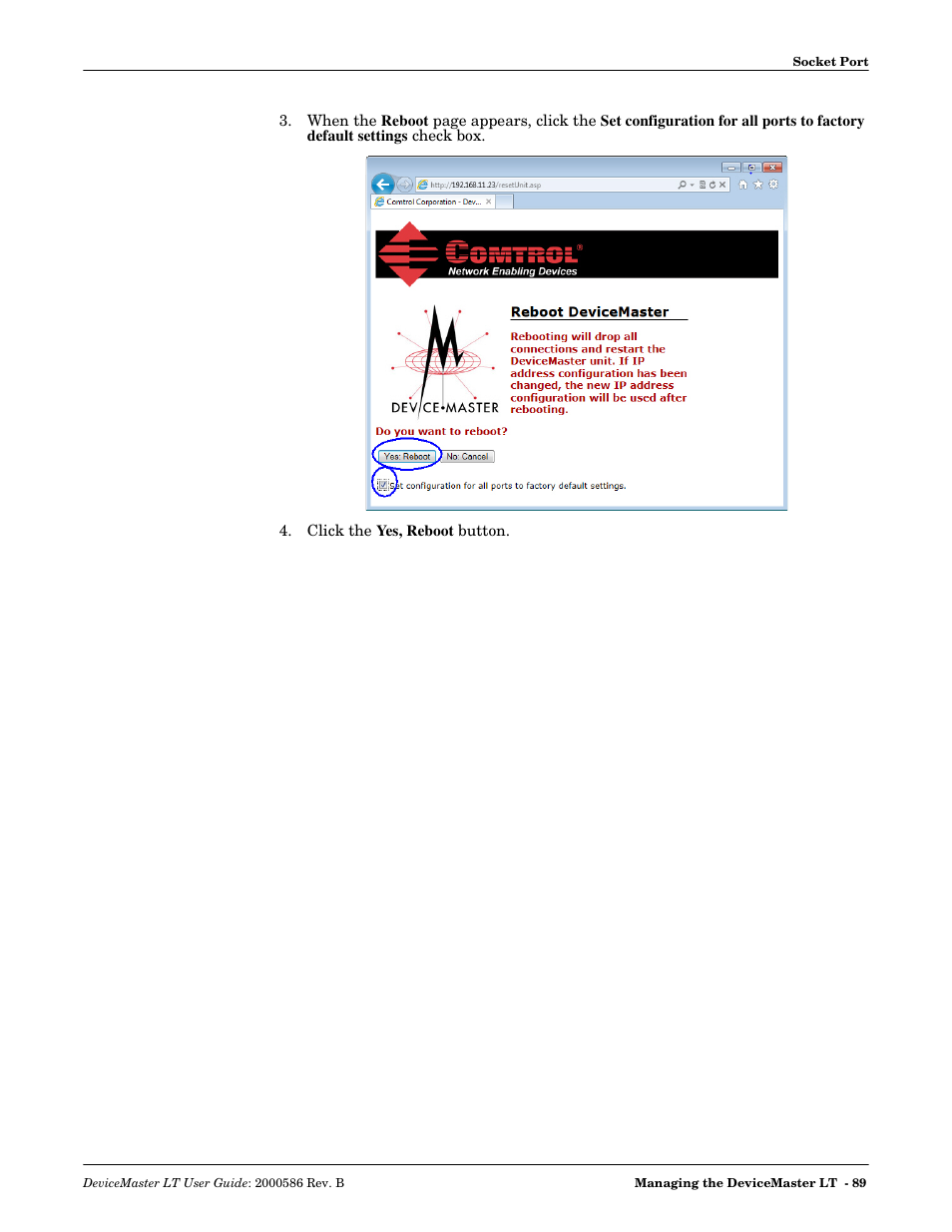 Comtrol DeviceMaster LT User Manual | Page 89 / 136