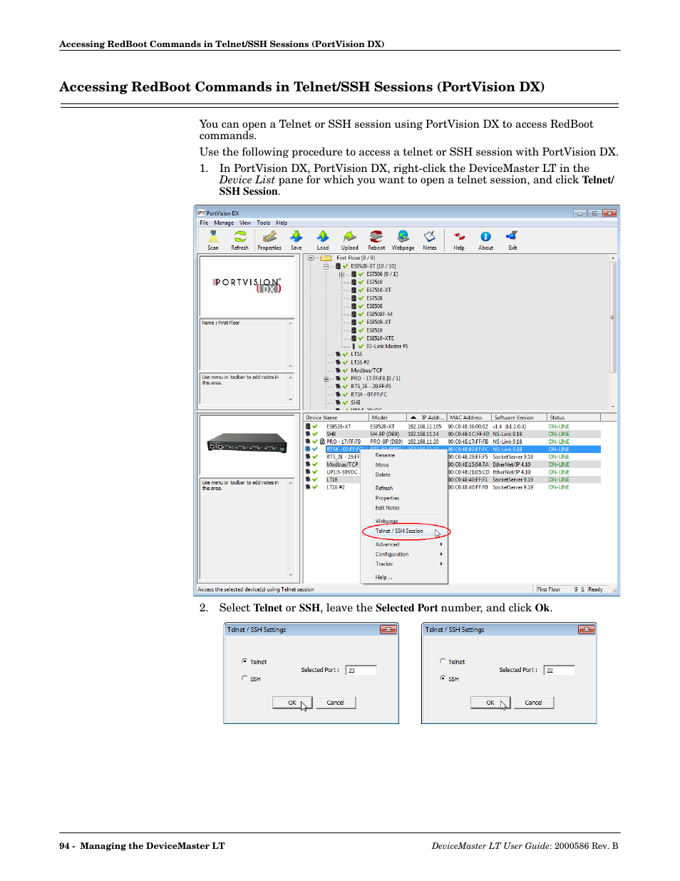 Comtrol DeviceMaster LT User Manual | Page 94 / 136