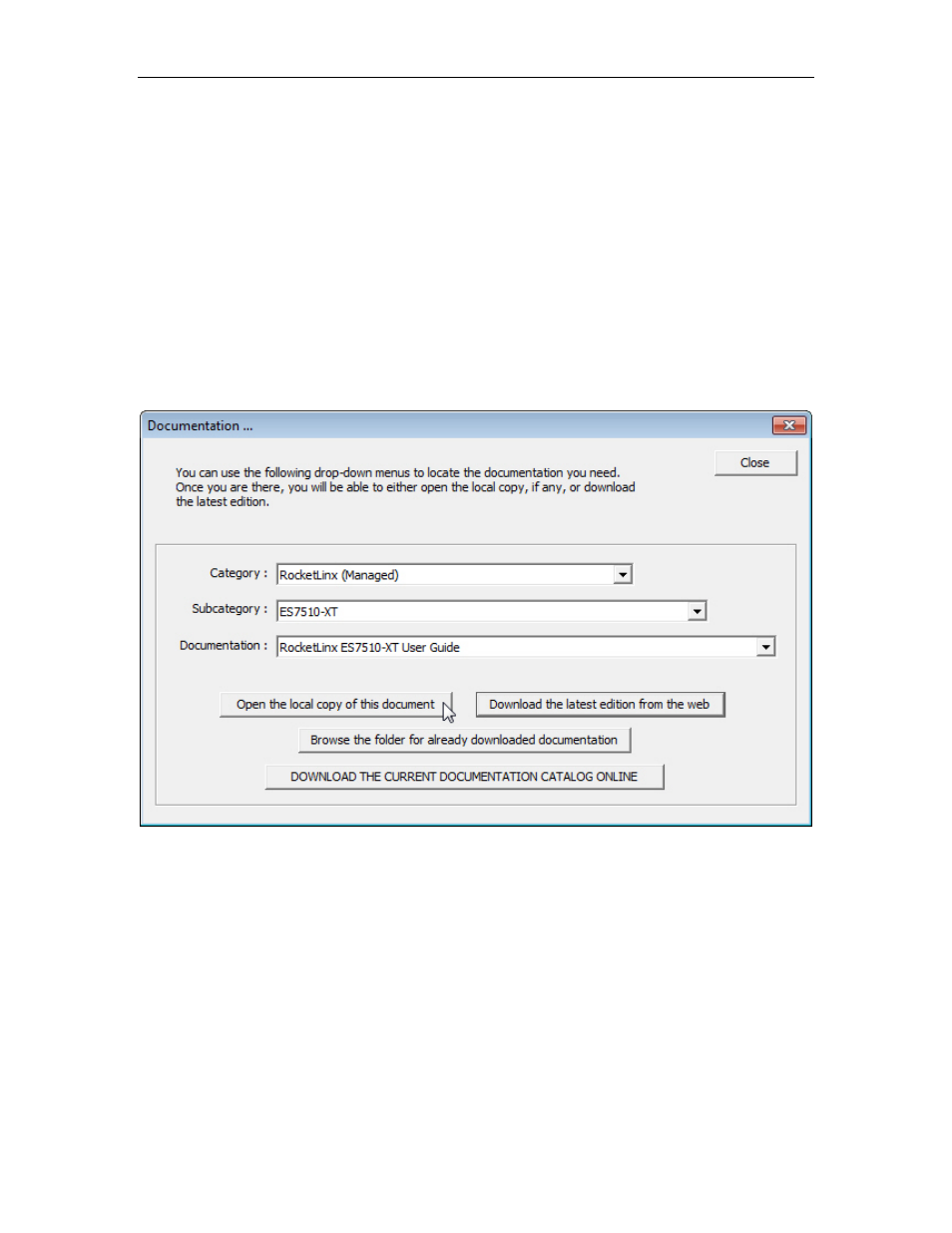 Accessing previously downloaded documentation | Comtrol PortVision DX User Manual | Page 11 / 155