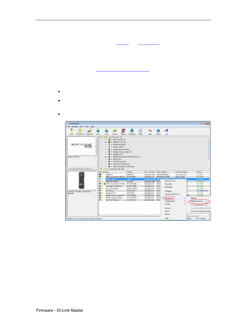 Uploading images and applications | Comtrol PortVision DX User Manual | Page 117 / 155