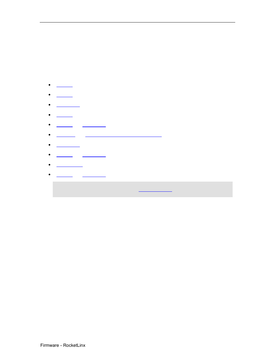 Rocketlinx (managed), Latest, Version of firmware | Rocketlinx | Comtrol PortVision DX User Manual | Page 119 / 155